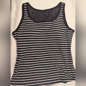 New Blooming Jelly Ribbed Tank with Built In Bra XL